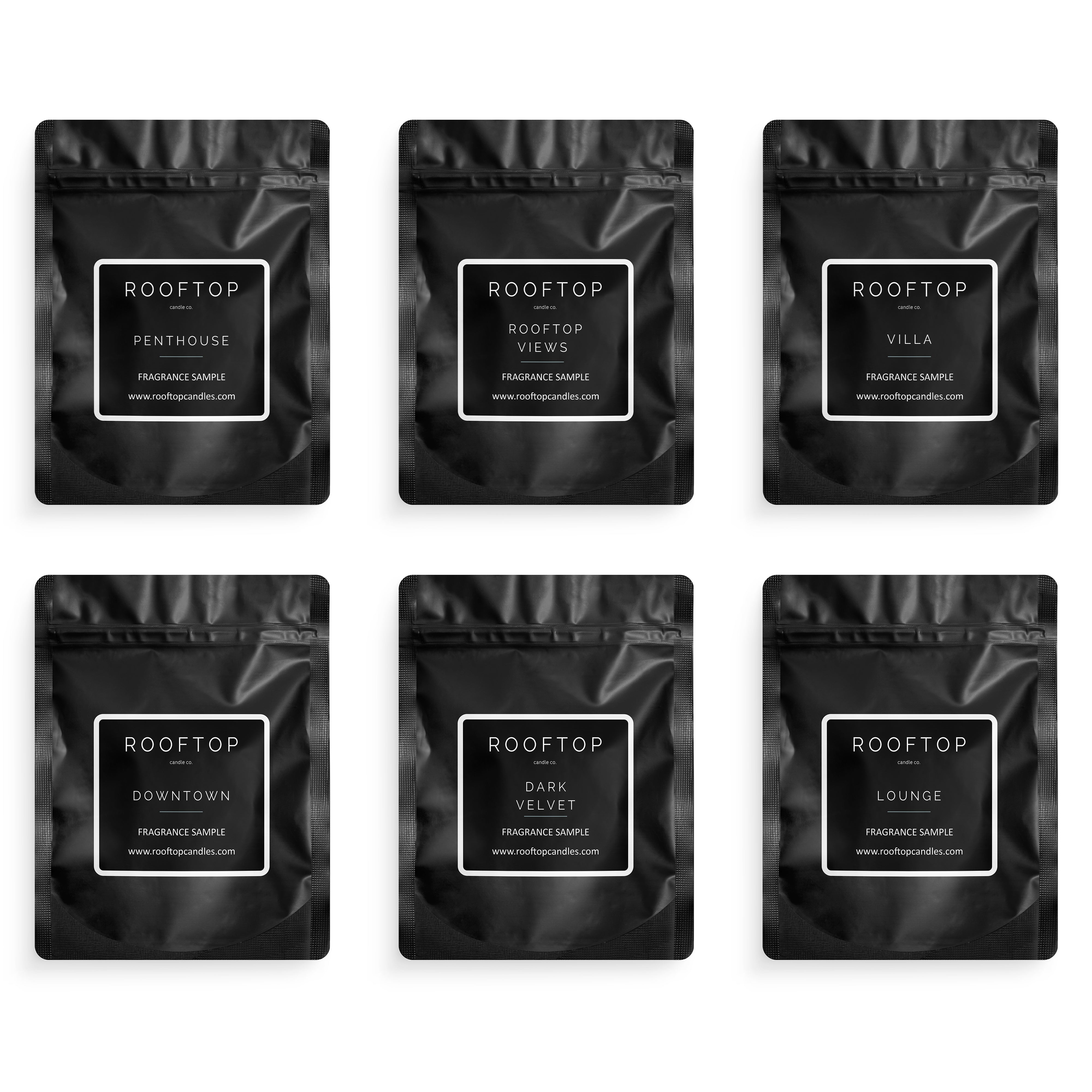 Scent Sample Pack – Rooftop Candle Co.®️